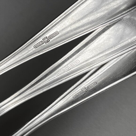 Vintage Valco Rostfrei Stainless Steel Forks Knives Spoons Flatware 19pc Rare - Picture 7 of 8
